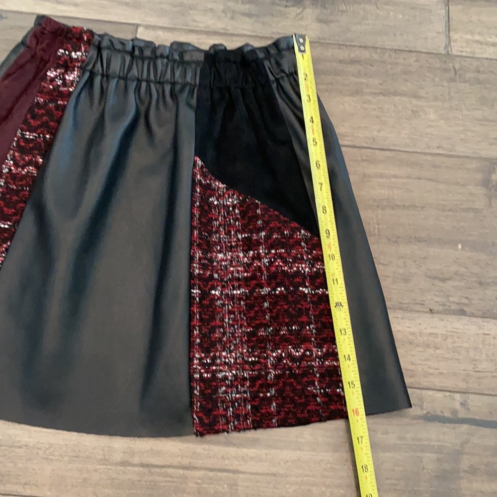 Zara Basic Womens Faux‎ Leather Skirt Womens Size Small - Picture 7 of 8